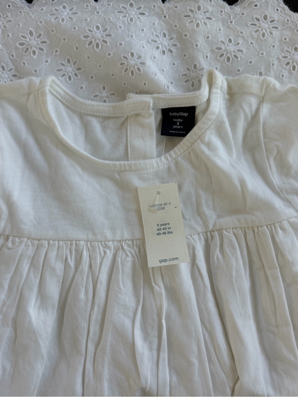 GAP White Toddler Dress